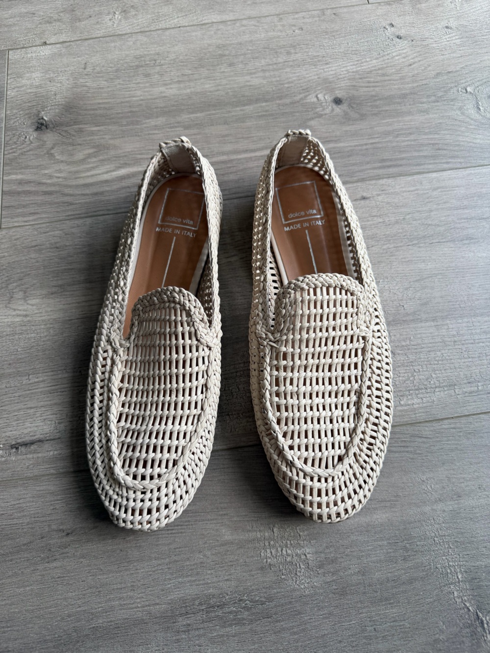 Dolce Vita Kiala Mesh Loafers in French Vanilla - size 8